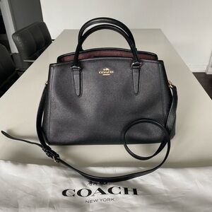 Coach Black Leather Handbag